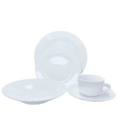 Jgo Loza China X 20 Pz Blanco (Taza Coupe)