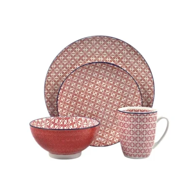 Jgo Loza China X 24 Pz/Dec Rojo
