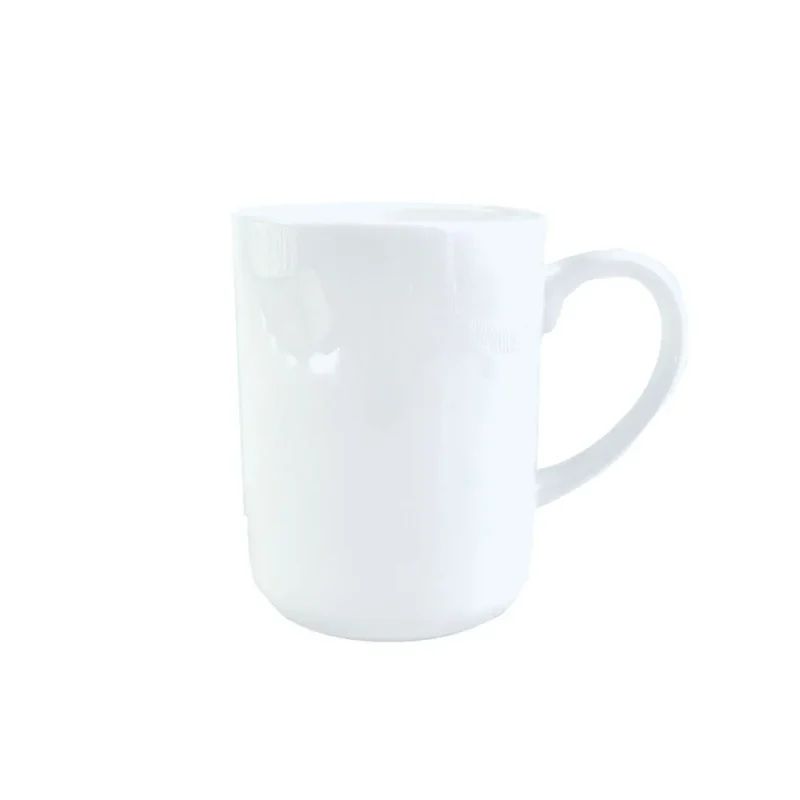 Jarro 14 Onz Recto/Fine Bone Loza Blanca