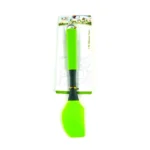 Espatula Oblicuo De Silicona Mango Verde De Abs