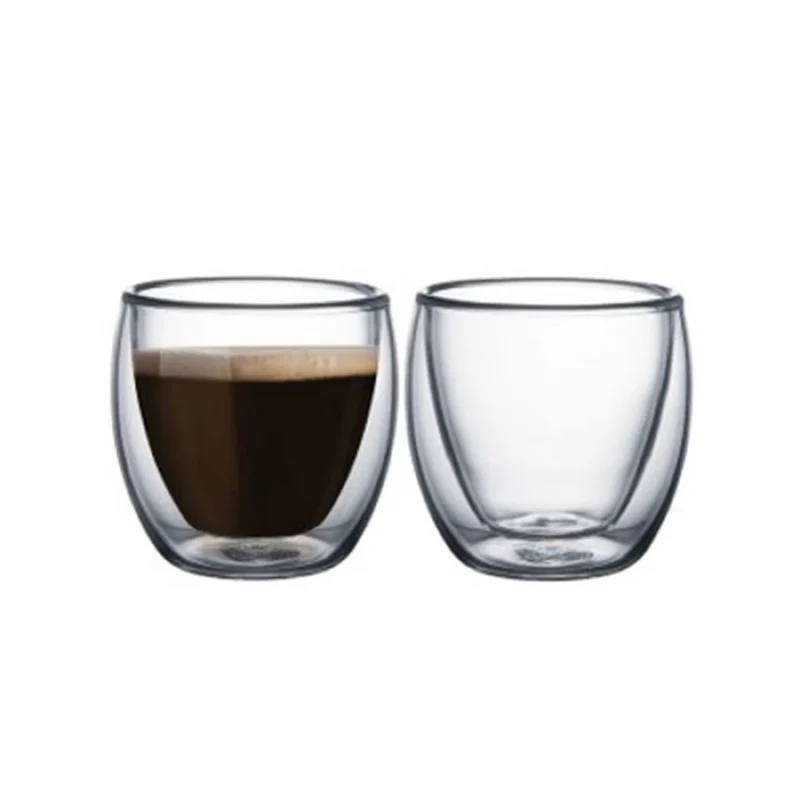 Juego 2 Tazas Vidrio Para Café 0.11 Lt.-Tramontina