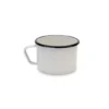 Pocillo Esmaltado Blanco N° 09