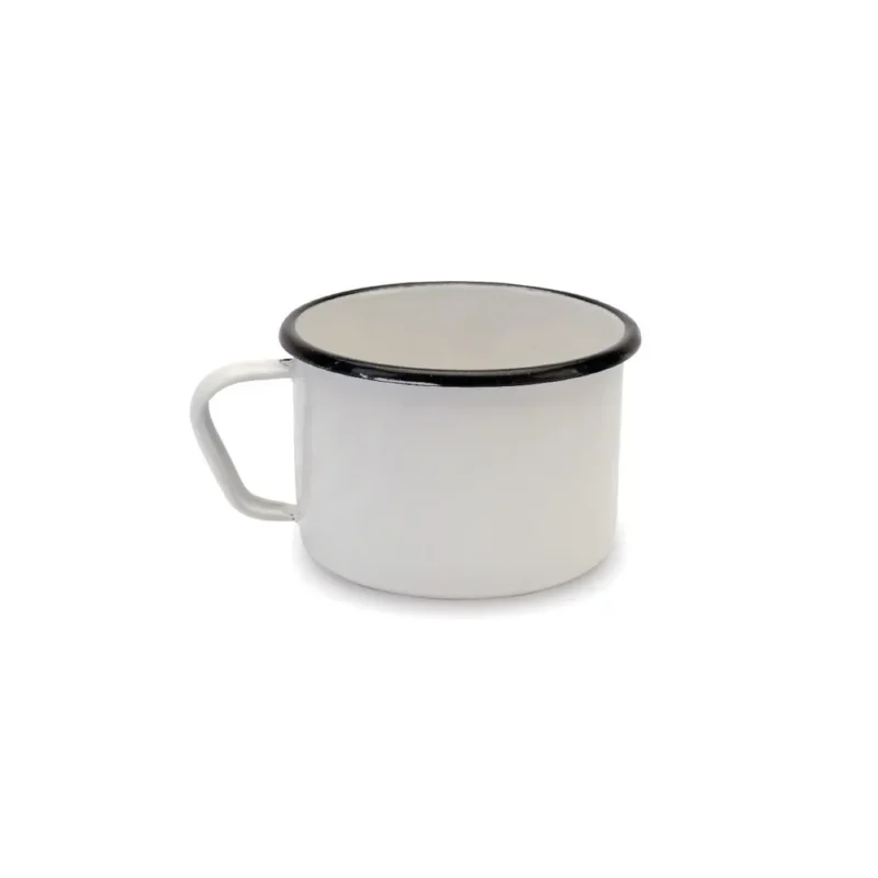 Pocillo Esmaltado Blanco N° 09