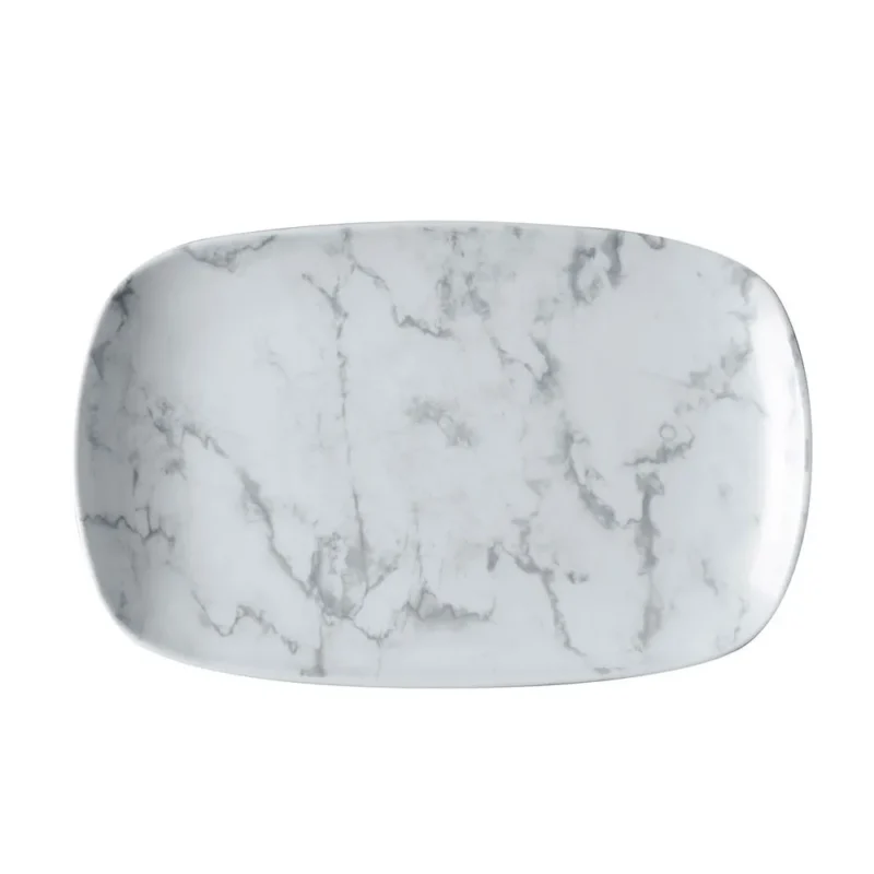 Bandeja Rectangular 34 X 21.7 Cm Marmol