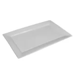 Fuente Loza 18" Rectangular/Blanco