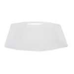 Fuente Loza 14" Rectangular/Blanco