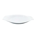 Fuente Loza 12" Ovalada Blanco