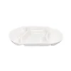 Fuente Loza 10" Oval.3 Divisiones