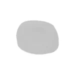 Plato Tendido Loza Cuad.7"Blanco
