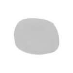 Plato Tendido Loza Cuad.6"Blanco